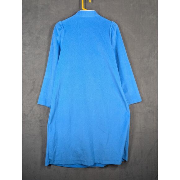 Vintage Wolverine Robe Lounger Size Small Blue Embroidered - Picture 7 of 7